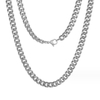 Hip Hop Jewellery 316 Stainless Steel Cuban Chain Necklace for Men