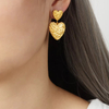 Personalized Design Geometric Star Heart Earrings