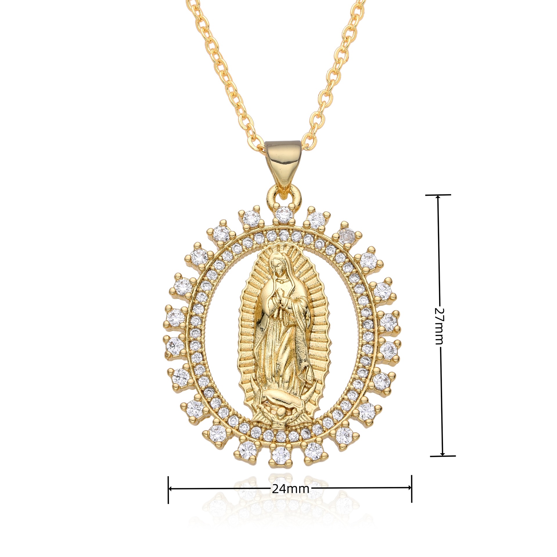 Virgin Mary Devotee Pendant