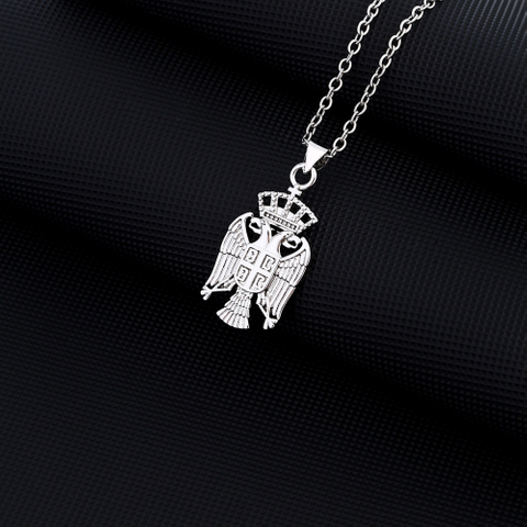 Republic of Serbia Eagle Pendant