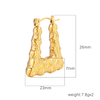 Stainless Steel Triangle Premium 18k Earrings