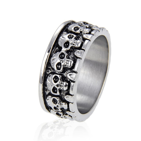 Stainless Steel Skull Ring