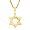 Star of David 18k Stainless Steel Pendant