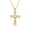 Diamond Cross Simple Pendant