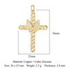 Faith Cross Pendant with Diamonds