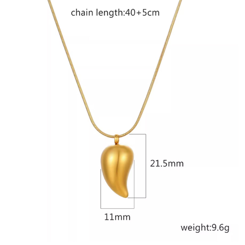 Alien Heart Necklace