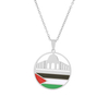 Al-Aqsa Temple and Palestine Necklace Pendant