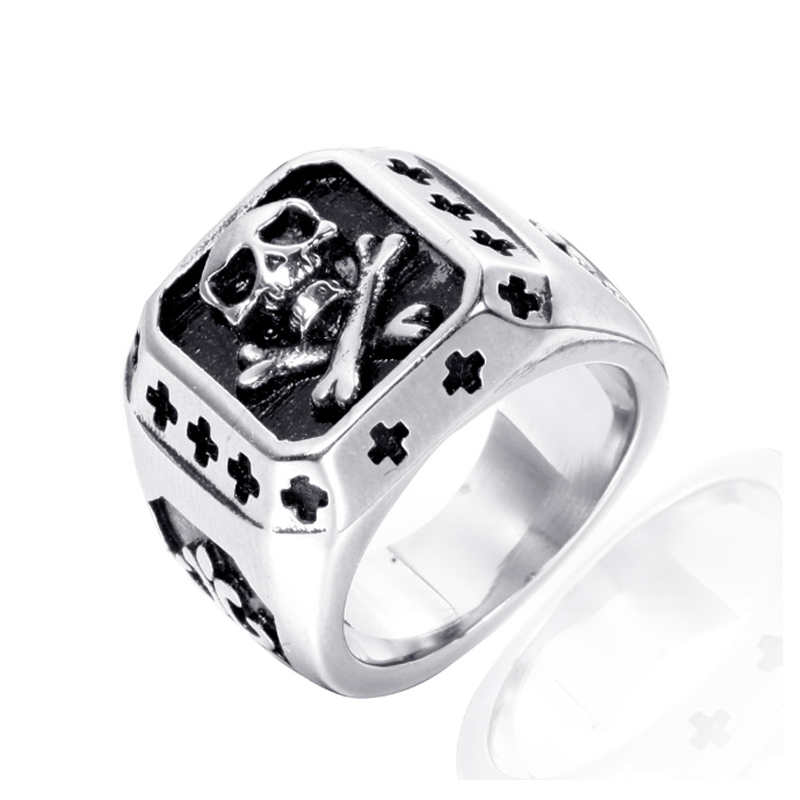 Stainless Steel Halloween Skull Ring