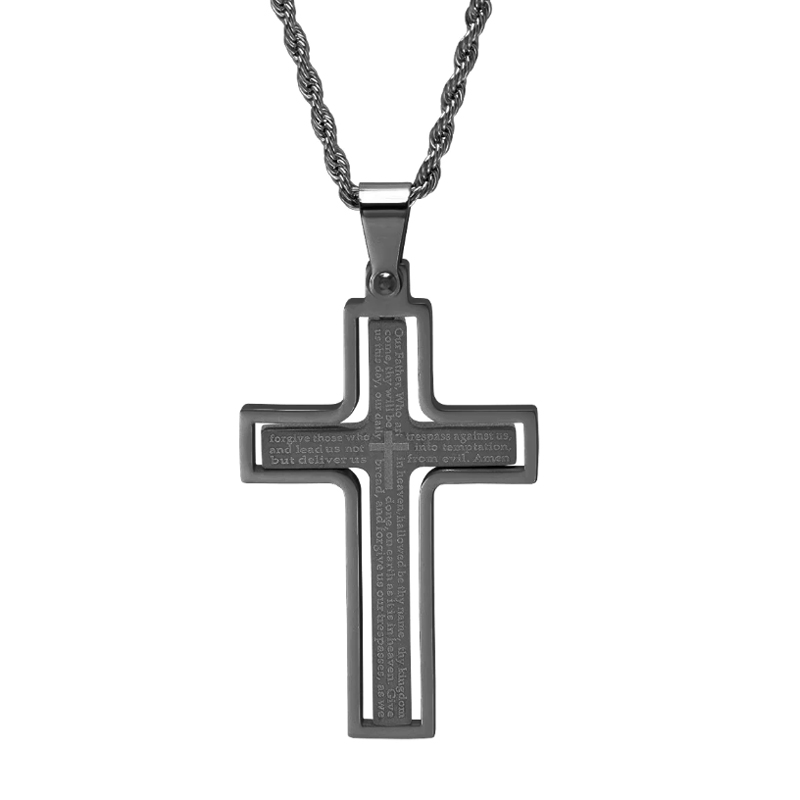 Rotating Cross Pendant 