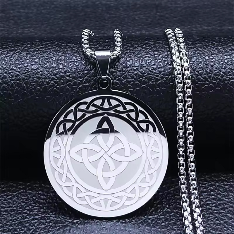 Good Luck Nordic Viking Celtic Knot Pendant