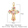 Faith Cross Pendant with Diamonds