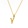 Simple Personalized 26 Letters Pendant
