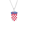 Stainless Steel Croatia Badge Pendant