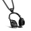 Vintage Headphones Couple Hip Hop Necklace