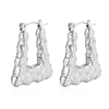 Stainless Steel Triangle Premium 18k Earrings