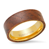 Solid Wood Men's Tungsten Ring