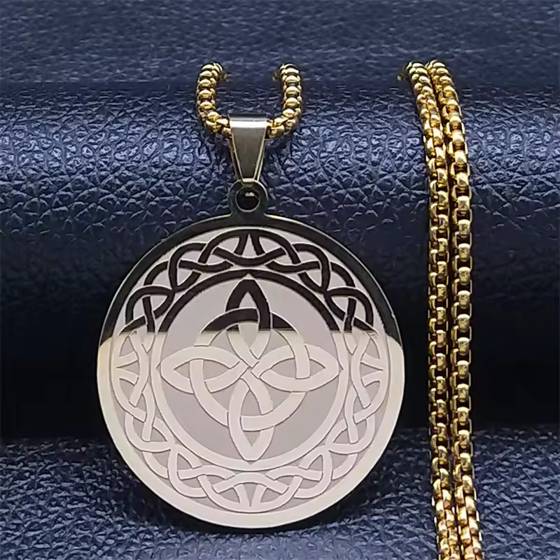 Good Luck Nordic Viking Celtic Knot Pendant