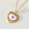 Colourful Evil Eye Demon Pendant