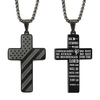 Personalized Hip Hop Flag Cross Pendant