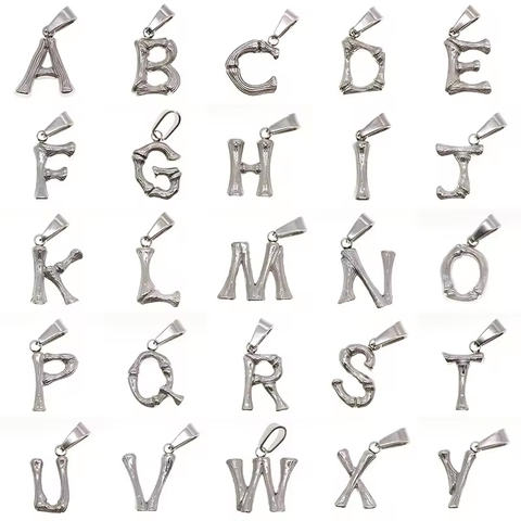 Simple Personalized 26 Letters Pendant