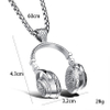 Vintage Headphones Couple Hip Hop Necklace