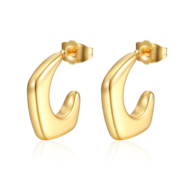 Irregular Glossy 18K Premium Earrings