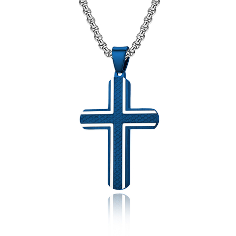 Europe And The United States Stainless Steel Cross Men's Pendant