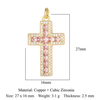 Faith Cross Pendant with Diamonds