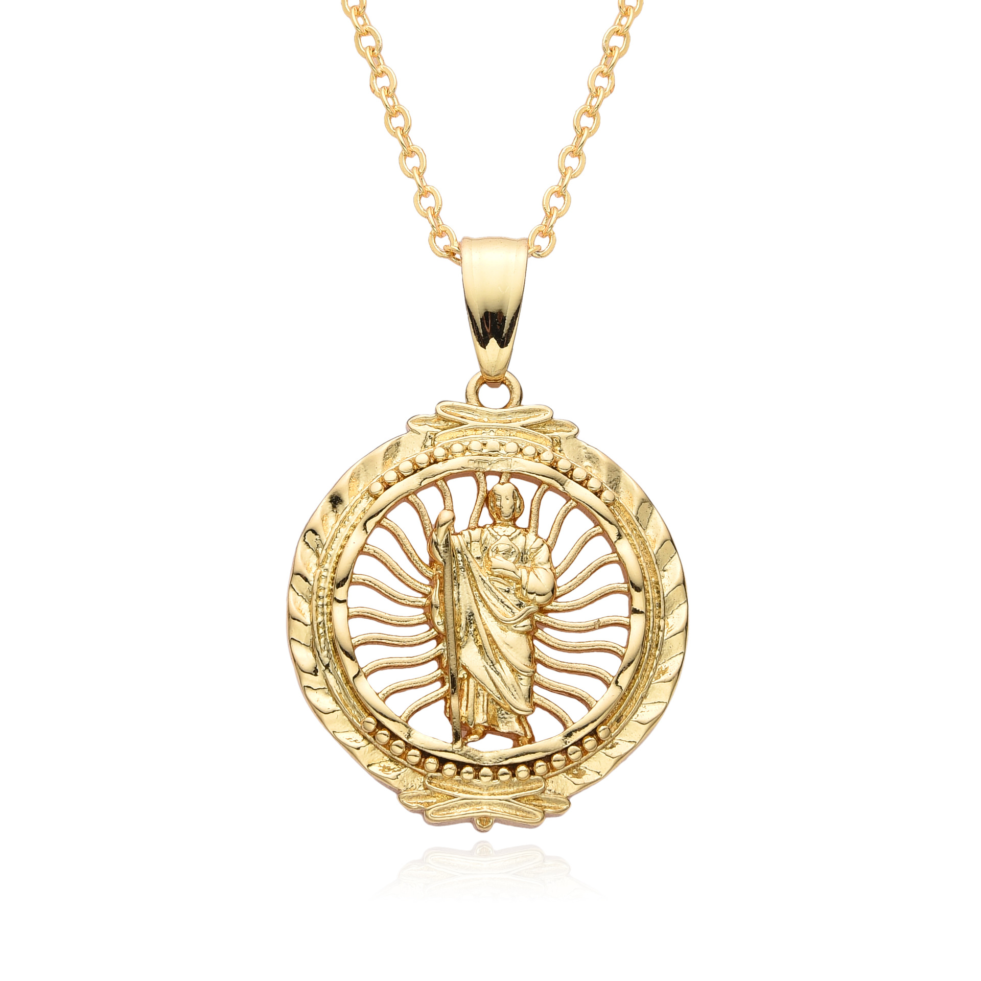 Virgin Mary Religious Pendant