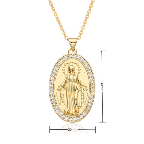 Virgin Mary Devotee Pendant