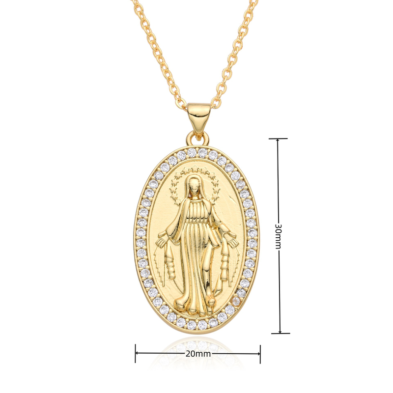 Virgin Mary Devotee Pendant