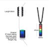 Rainbow Rectangle Pendant 