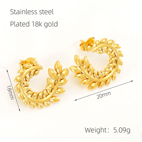 Trendy Temperament Premium Wheat Earrings