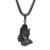 Stainless Steel Blessed Praying Hands Pendant