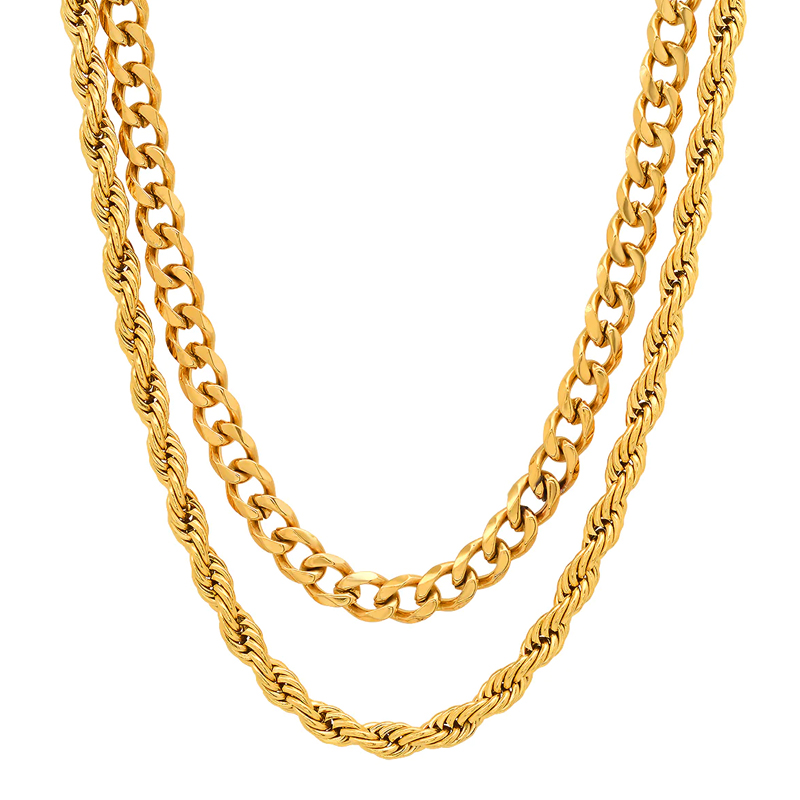 18k Gold Jewelry Fashion Chains Necklace