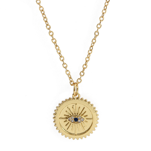Evil Eye Diamond Pendant