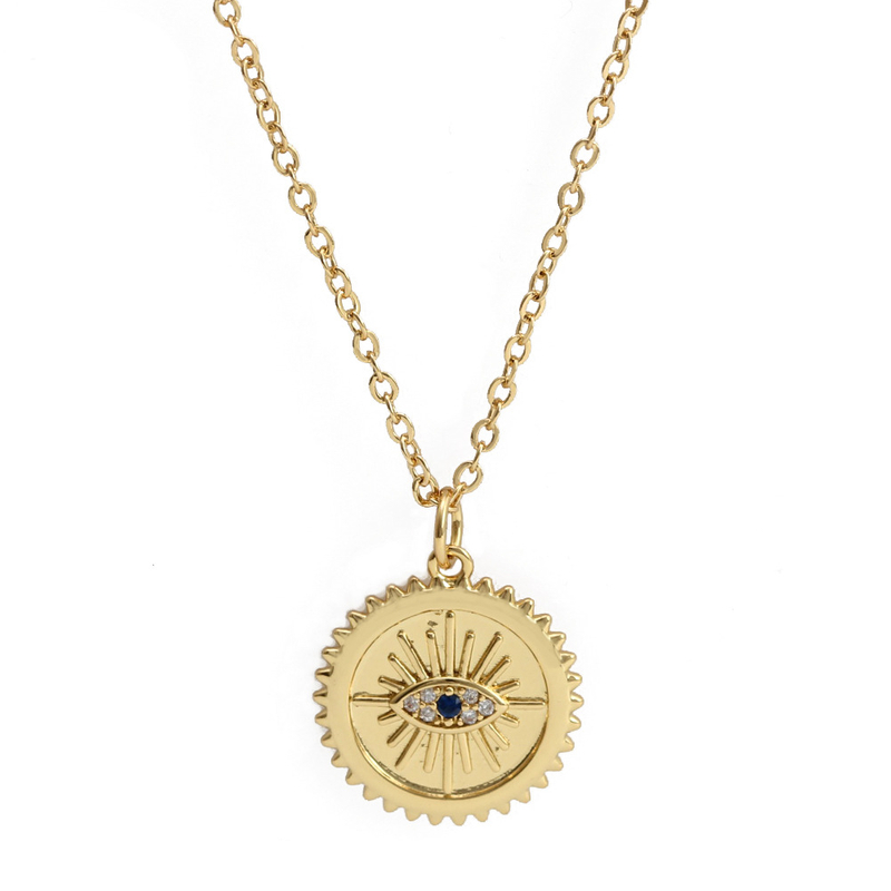 Evil Eye Diamond Pendant