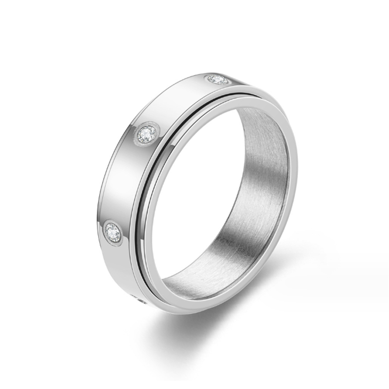 New Stainless Steel Hot Rotatable Ring