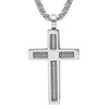 18K Gold Plated Rebar Cross Pendant 