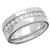 Stainless Steel Zirconia Men's Ring Wholesale