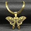 Crescent Butterfly Premium Pendant