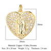 Our Lady of The Cross Peace Pendant