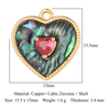 Butterfly Heart Pendant Gold Plated