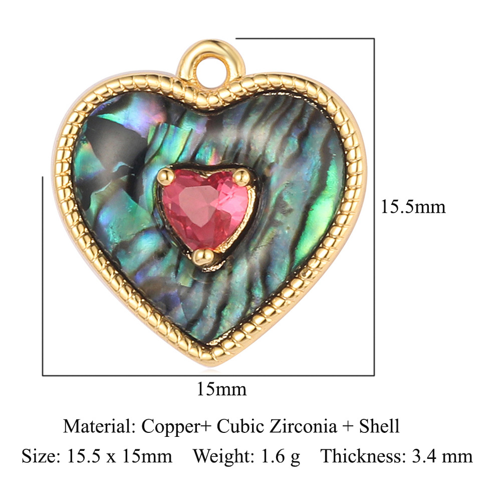 Butterfly Heart Pendant Gold Plated