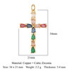 Faith Cross Pendant with Diamonds