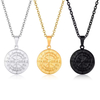 Coin Compass Hip Hop Necklace