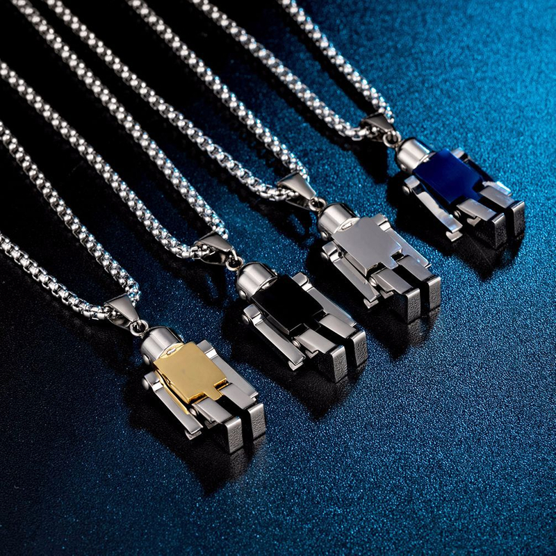 Hip Hop Movable Robot Pendant