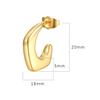 Irregular Glossy 18K Premium Earrings