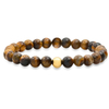 Stainless Steel Tiger Eye Stretch Bracelet