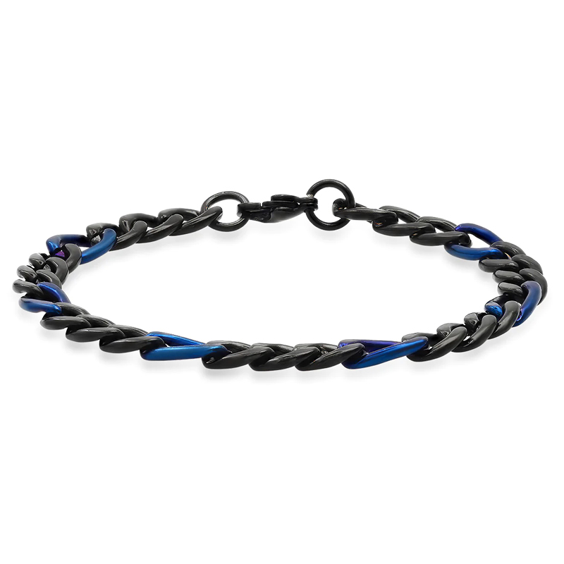 Two-tone Plated Stainless Steel Bracelet